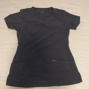 Cherokee Infinity Scrub Top in Pewter